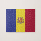 Puzzle drapeau d'Andorre (Horizontal)