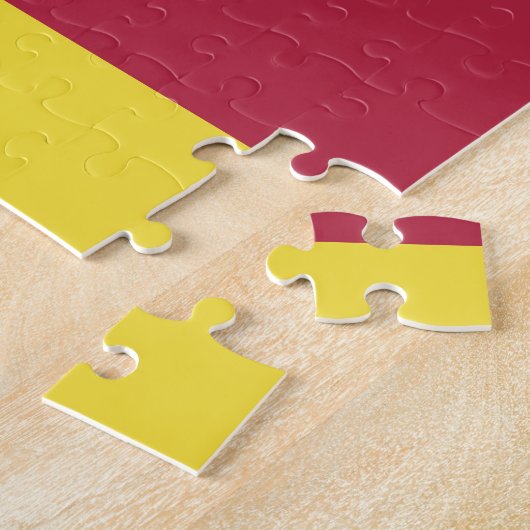 Puzzle drapeau d'Andorre (Côté)