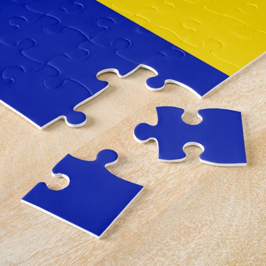 Puzzle Drapeau d'Andorre patriotique (Côté)