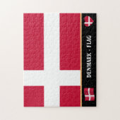 Puzzle Drapeau danois Pays / Danemark (Vertical)