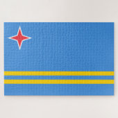 Puzzle Drapeau d'Aruba (Horizontal)
