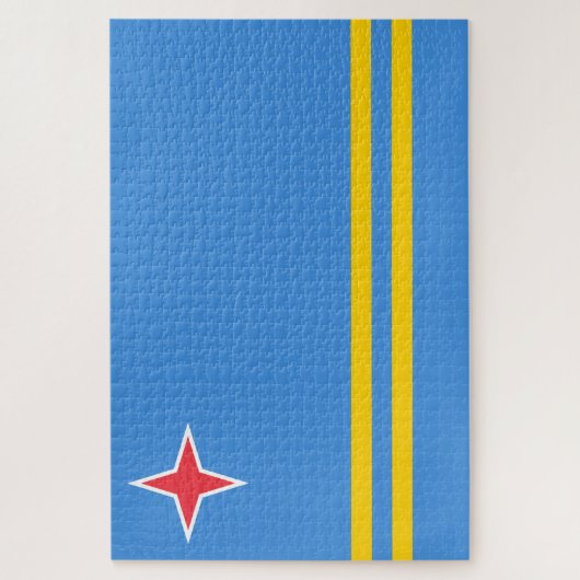 Puzzle Drapeau d'Aruba (Vertical)