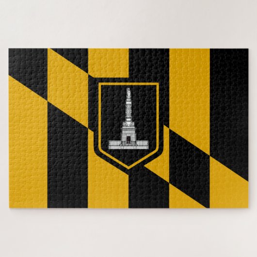 Puzzle Drapeau de Baltimore (Maryland, États-Unis) (Horizontal)