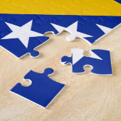 Puzzle Drapeau de Bosnie-Herzégovine (Côté)