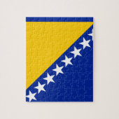 Puzzle Drapeau de Bosnie-Herzégovine (Vertical)
