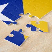 Puzzle Drapeau de Bosnie-Herzégovine (Côté)
