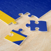 Puzzle Drapeau de Bosnie-Herzégovine (Côté)