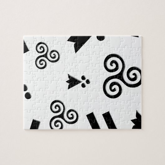 Puzzle drapeau de Bretagne (Horizontal)