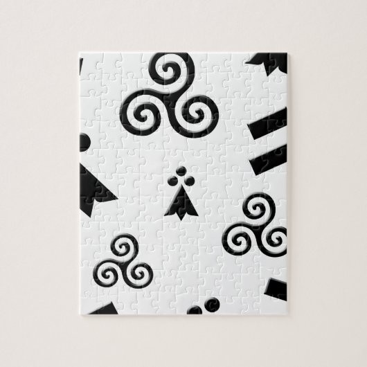 Puzzle drapeau de Bretagne (Vertical)