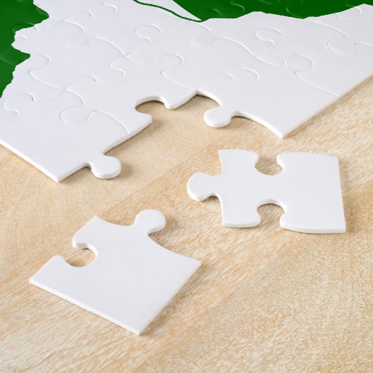 Puzzle Drapeau de carte du Pakistan (Côté)