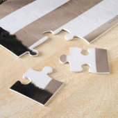 Puzzle Drapeau de chien et américain (Côté)