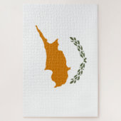 Puzzle Drapeau de Chypre (Vertical)