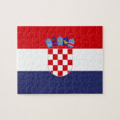 Puzzle Drapeau de Croatie (Horizontal)