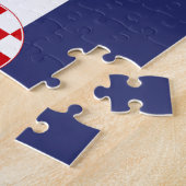 Puzzle Drapeau de Croatie (Côté)