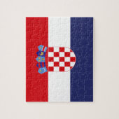 Puzzle Drapeau de Croatie (Vertical)