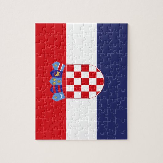 Puzzle Drapeau de Croatie (Vertical)