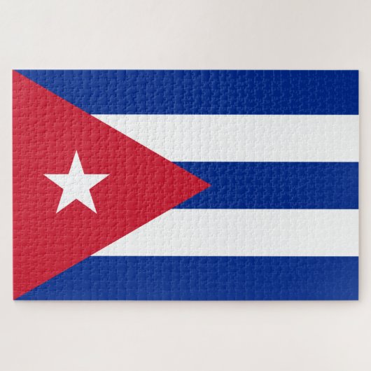 Puzzle Drapeau de Cuba (Horizontal)