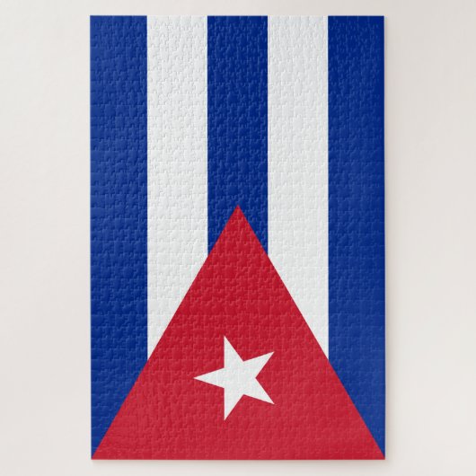 Puzzle Drapeau de Cuba (Vertical)
