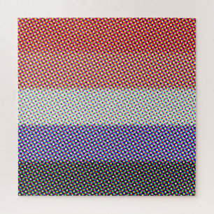 Puzzle Drapeau de fierté Cupioromantique Abstrait Tripant
