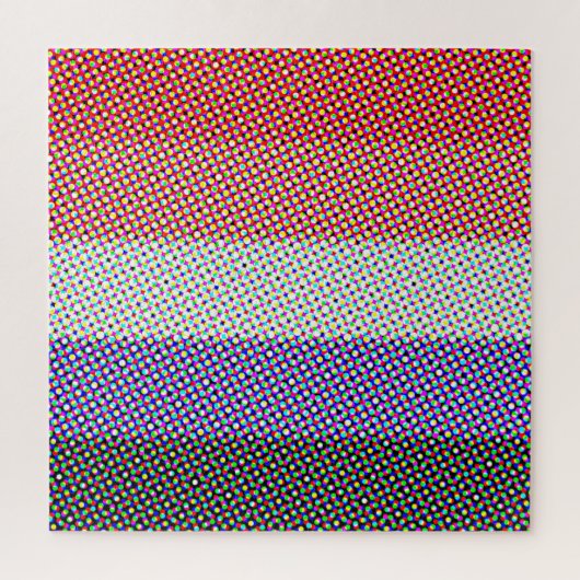 Puzzle Drapeau de fierté Cupioromantique Abstrait Tripant (Vertical)
