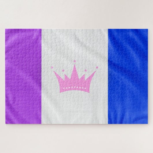 Puzzle Drapeau de fierté de la culture drag de SlipperyJo (Horizontal)