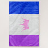 Puzzle Drapeau de fierté de la culture drag de SlipperyJo (Vertical)