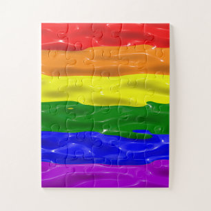 Puzzle Drapeau de fierté de SlipperyJoe's vernis liquide