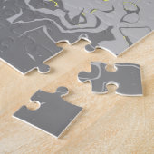 Puzzle Drapeau de fierté demigenre abstrait ondoyant psyc (Côté)