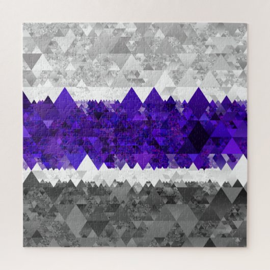 Puzzle Drapeau de fierté Greygender Boho Géométrique Mod (Vertical)