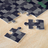 Puzzle Drapeau de fierté Neutrois Abstrait Pixelisé Tripa (Côté)