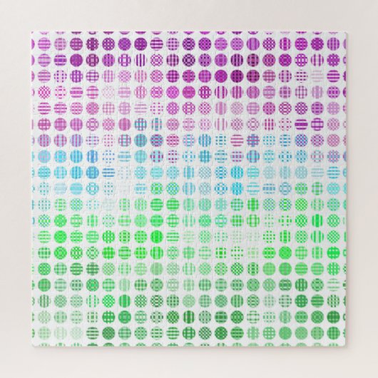 Puzzle Drapeau de fierté Toric abstrait boho éclectique G (Vertical)