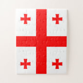 Puzzle Drapeau de Géorgie (Vertical)