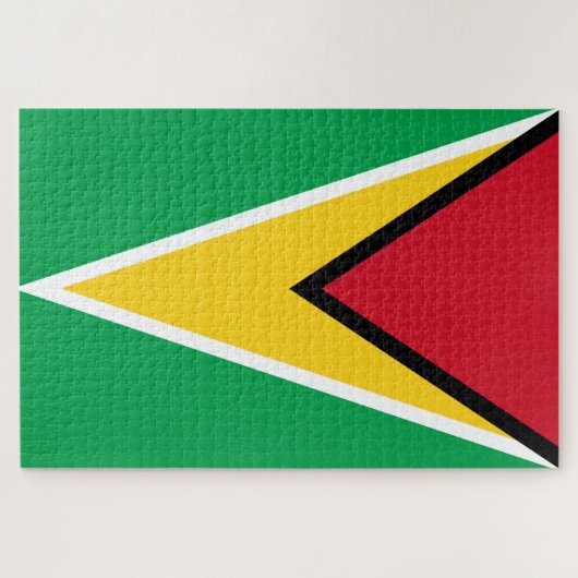 Puzzle Drapeau de Guyana (Horizontal)