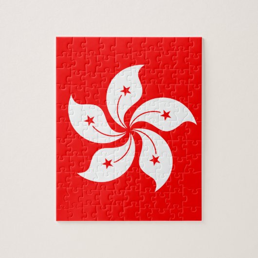 Puzzle Drapeau de Hong Kong (Vertical)