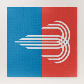 Puzzle Drapeau de Kansas City (Missouri) (Horizontal)