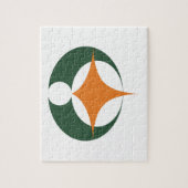 Puzzle Drapeau de Koga, Shiga, Japon (Vertical)