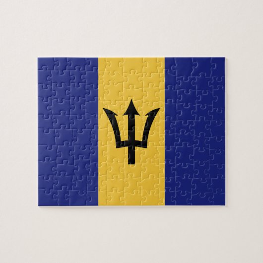 Puzzle Drapeau de la Barbade (Horizontal)