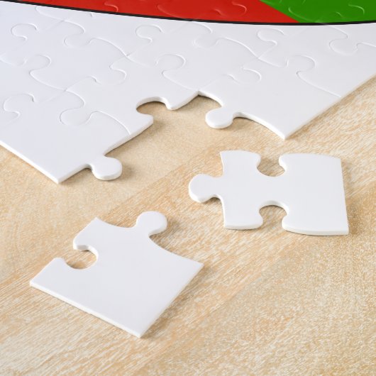 Puzzle Drapeau de la Bulgarie simple (Côté)