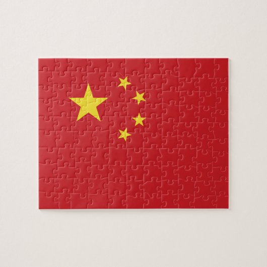 Puzzle Drapeau de la Chine (Horizontal)