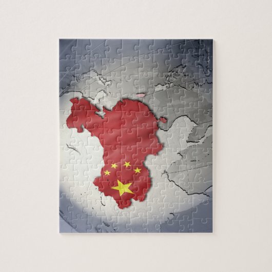 Puzzle Drapeau de la Chine (Vertical)