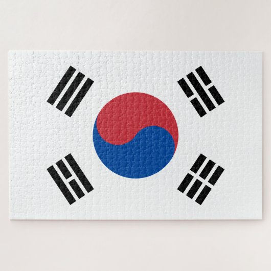 Puzzle Drapeau de la Corée du Sud (ROK) (Horizontal)