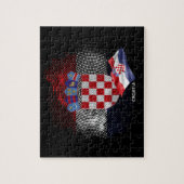 Puzzle Drapeau de la Croatie (Vertical)