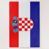 Puzzle Drapeau de la Croatie (Vertical)