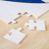 Puzzle Drapeau de la Croatie simple (Côté)