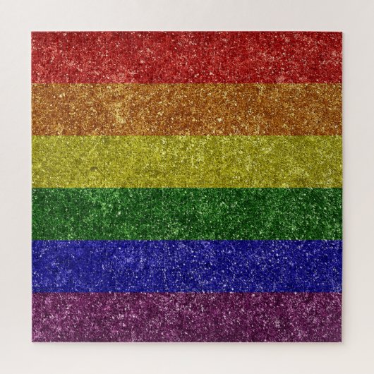 Puzzle drapeau de la fierté arc-en-ciel (Vertical)