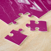 Puzzle Drapeau de la fierté lesbienne Abstraite (Côté)