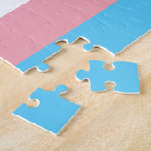 Puzzle Drapeau de la fierté transgenre - LGBT Rainbow (Côté)