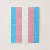 Puzzle Drapeau de la fierté transgenre - LGBT Rainbow (Vertical)