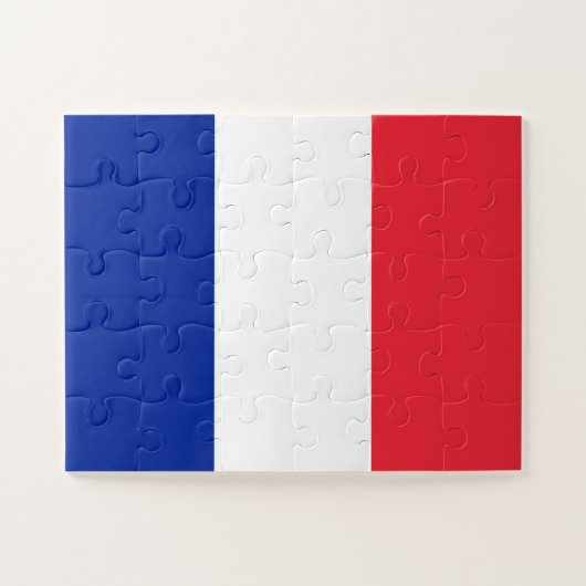 Puzzle Drapeau de la France (Horizontal)