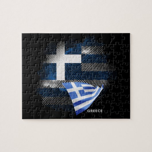 Puzzle Drapeau de la Grèce (Horizontal)